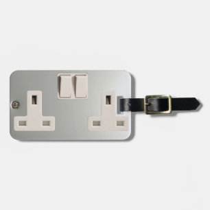 UK AC BS 1363 Plug-Socket [Britische Standard] Gepäckanhänger