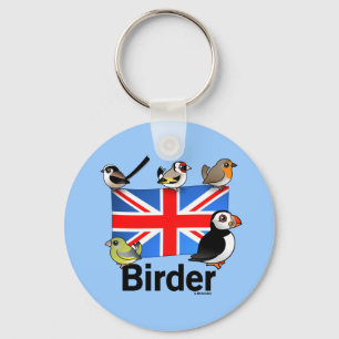 UK Birder Schlüsselanhänger
