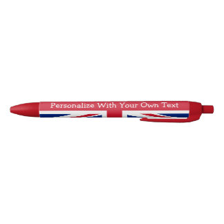 UK Brite Union Jack Personalisiert Patriotic Flag Kugelschreiber