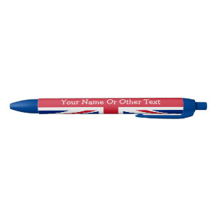 UK Brite Union Jack Personalisiert Patriotic Flag Kugelschreiber