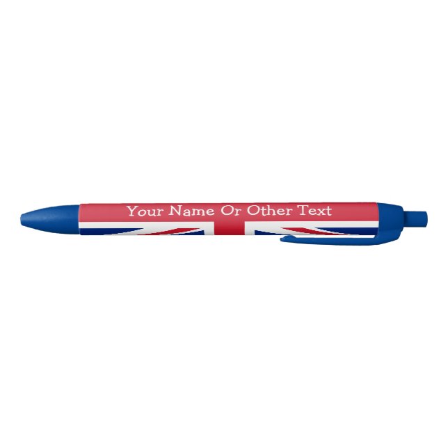 UK Brite Union Jack Personalisiert Patriotic Flag Kugelschreiber (Unterseite)