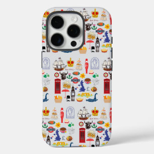 UK britische Symbole iPhone 16 Pro Hülle