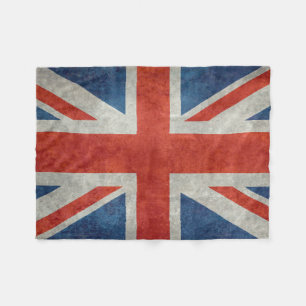 UK britische Union Jack Flagge Retro-Fleece-Decke Fleecedecke
