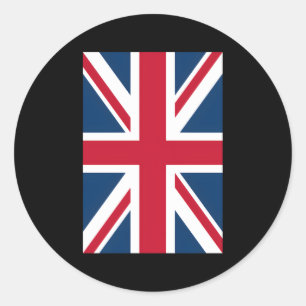 UK British Union Jack Flag Runder Aufkleber