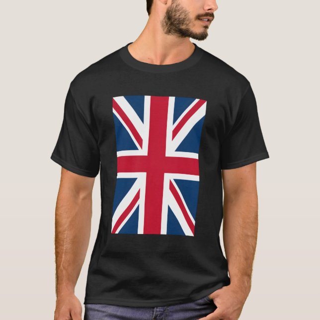 UK British Union Jack Flag T-Shirt (Vorderseite)