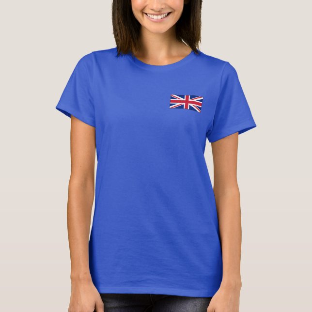 UK British Union Jack Flag T-Shirt (Vorderseite)