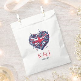 UK Couple Wedding Geschenktütchen