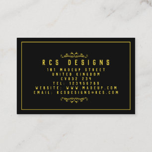 UK/Euro, 8,5 cm x 5,5 cm Visitenkarte