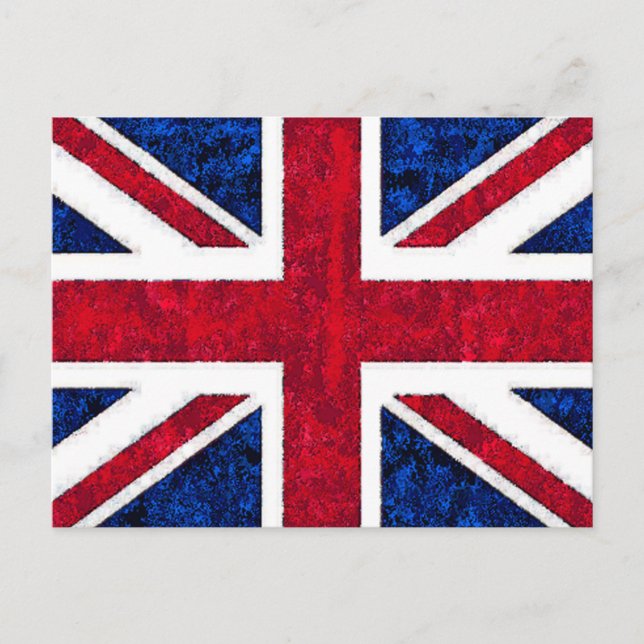 UK FLAG POSTKARTE (Vorderseite)