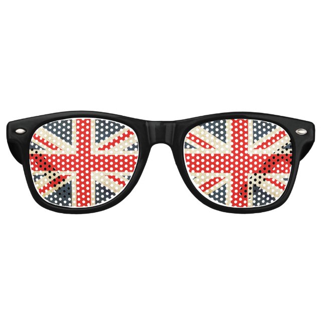 UK Flag Union Jack Party Shades Sonnenbrille (Vorderseite)