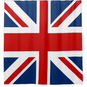 UK Flag Vereinigtes Königreich Jack Duschvorhang
