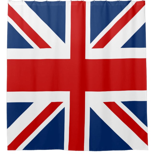 UK Flag Vereinigtes Königreich Jack Duschvorhang (Vorderseite)