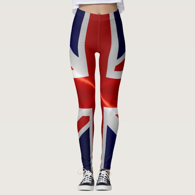 UK-Flagge #2 Leggings (Vorderseite)