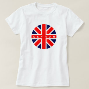 UK Flagge. Asyrum. T-Shirt