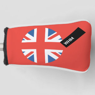 UK-Flagge - Custom Golf Putter Head Cover Headcover