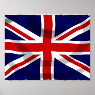 UK-Flagge Poster