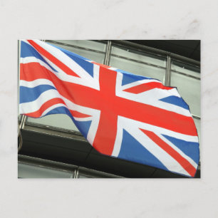 uk flagge postkarte