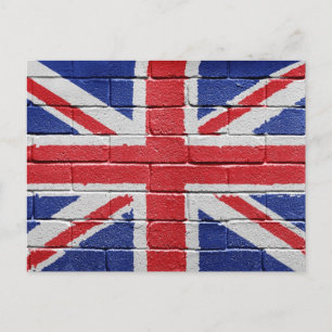 UK-Flagge Postkarte