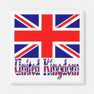 UK-Flagge & Wort Vinque Magnet