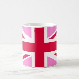 UK Gay Pride (Pink Union Jack) (Gay British Flag) Kaffeetasse