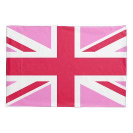 UK Gay Pride (Pink Union Jack) (Gay British Flag) Kissenbezug