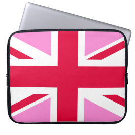 UK Gay Pride (Pink Union Jack) (Gay British Flag) Laptopschutzhülle
