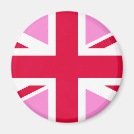 UK Gay Pride (Pink Union Jack) (Gay British Flag) Magnet