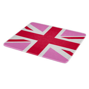 UK Gay Pride (Pink Union Jack) (Gay British Flag) Schneidebrett
