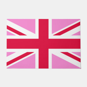 UK Gay Pride (Rosa Union Jack) (Gay British Flag) Fußmatte