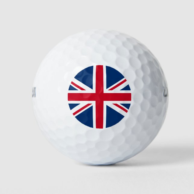 UK Great Britain Union Jack Flag Golfball (Vorderseite)