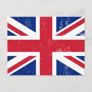 UK Großbritannien England Englische Flagge Postkarte