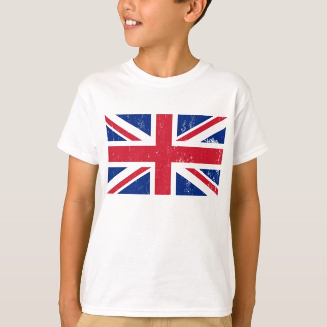 UK Großbritannien England Englische Flagge T-Shirt (Vorderseite)