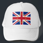 UK Großbritannien Union Jack European Gewerkschaft Truckerkappe<br><div class="desc">Großbritannien,  Großbritannien,  Union Jack,  European,  Gewerkschaft Flag,  eu,  europe,  europa,  englisch,  britisch,  englisch,  nationalistisch,  nationalismus,  patriot,  britain,  patriotismus,  patriotisch,  groß,  wieder groß,  britisch,  brüchig,  Gewerkschaft,  Jack,  Flagge,  Sterne,  ja,  bleiben</div>