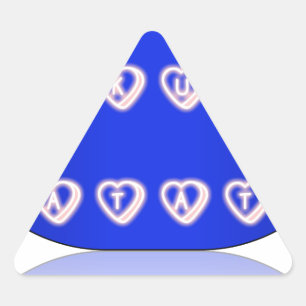 UK HAKUNA MATATA IMMER.pnng Dreieckiger Aufkleber