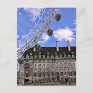 (UK) LONDON EYE Views Postcard Postkarte