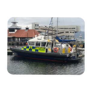 UK Police Patrol Boat, Rothesay, Insel Bute Magnet