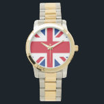 UK Royal Union Jack Flag Armbanduhr<br><div class="desc">Die Union Jack oder Gewerkschaft Flag ist die Nationalflagge des Vereinigten Königreichs. Die Fahne hat auch in einigen anderen Commonwealth-Bereichen einen offiziellen oder halb offiziellen Status; beispielsweise ist sie in einer parlamentarischen Entschließung eine offizielle Flagge in Kanada und dort als Königliche Gewerkschaft-Flagge bekannt. Es wird auch als offizielle Flagge in...</div>