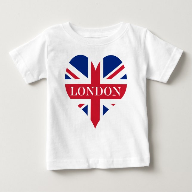 UK Royal Union Jack Flag Baby T-shirt (Vorderseite)