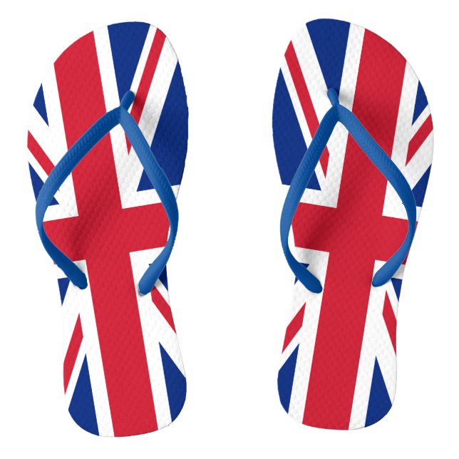 UK Royal Union Jack Flag Flip Flops (Fußbett)