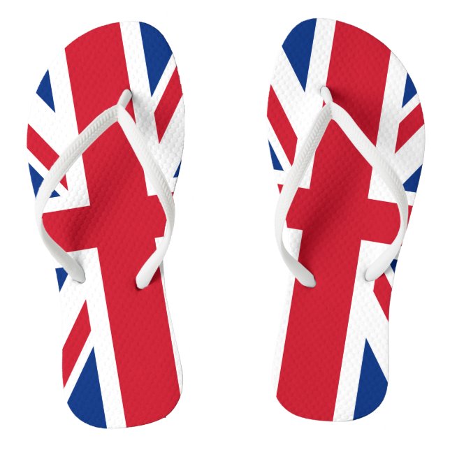 UK Royal Union Jack Flag Flip Flops (Fußbett)