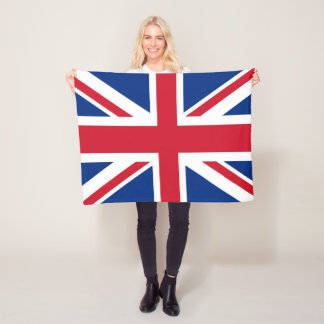 UK Royal Union Jack Flag klein Fleecedecke