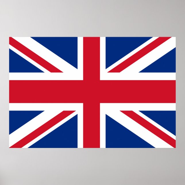 UK Royal Union Jack Flag Poster (Vorne)