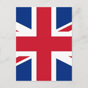 UK Royal Union Jack Flag Postkarte