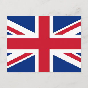 UK Royal Union Jack Flag Postkarte