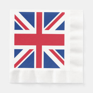 UK Royal Union Jack Flag Serviette