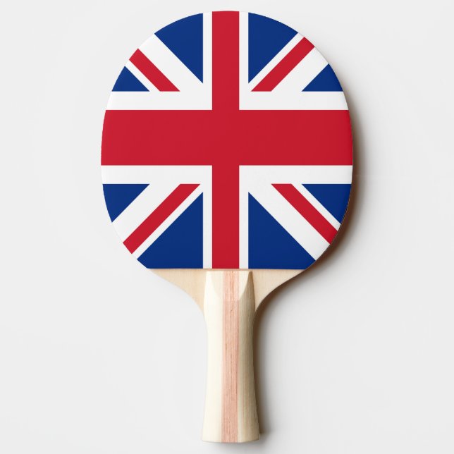 UK Royal Union Jack Flag Tischtennis Schläger (Rückseite)