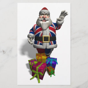 UK Santa Claus Briefpapier