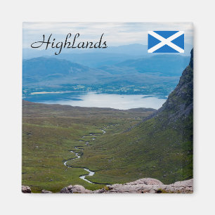 UK, Schottland - Landschaft der schottischen Highl Magnet