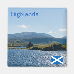 UK, Schottland - Ruiniertes Schloss Magnet