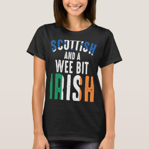 UK Schottland und ein Wee Bit irisch T-Shirt